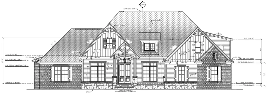Paintbrush — Plan #415 front elevation