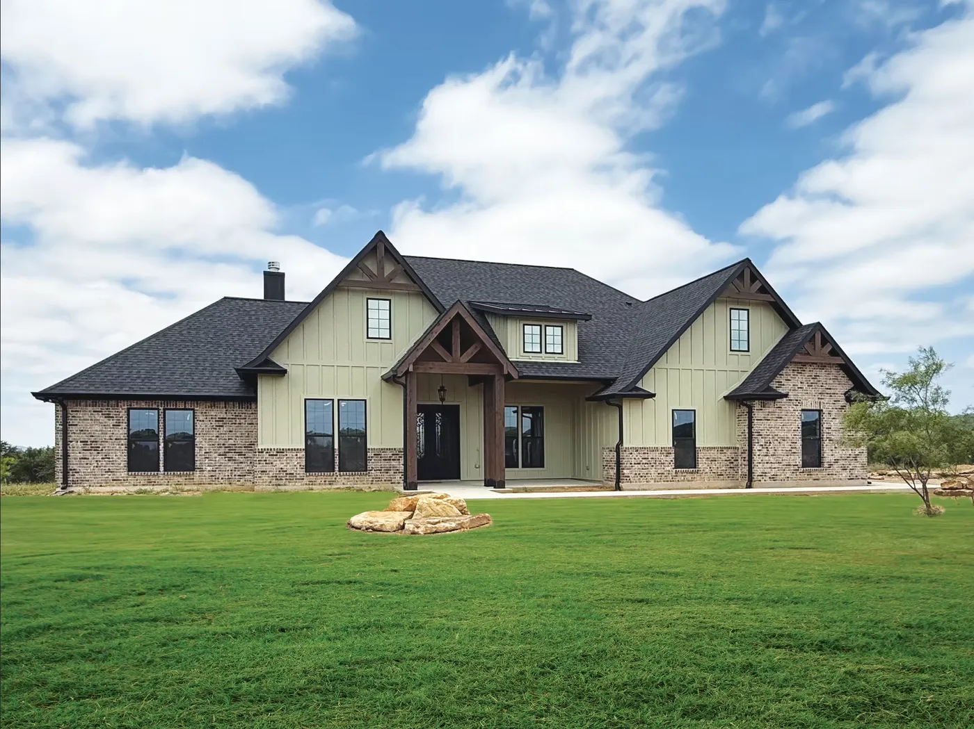Modern Farmhouse Build at Possum Kingdom, TX