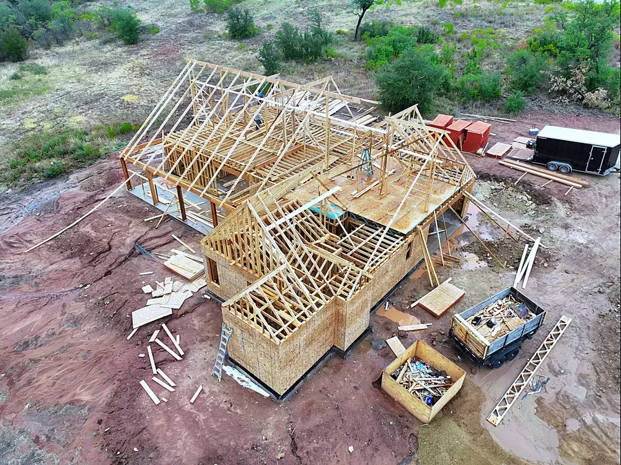New custom home construction in the Dallas area