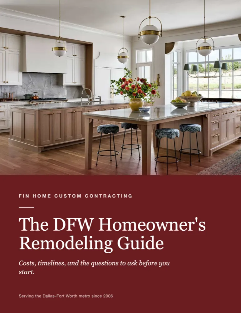 The DFW Homeowner's Remodeling Guide cover
